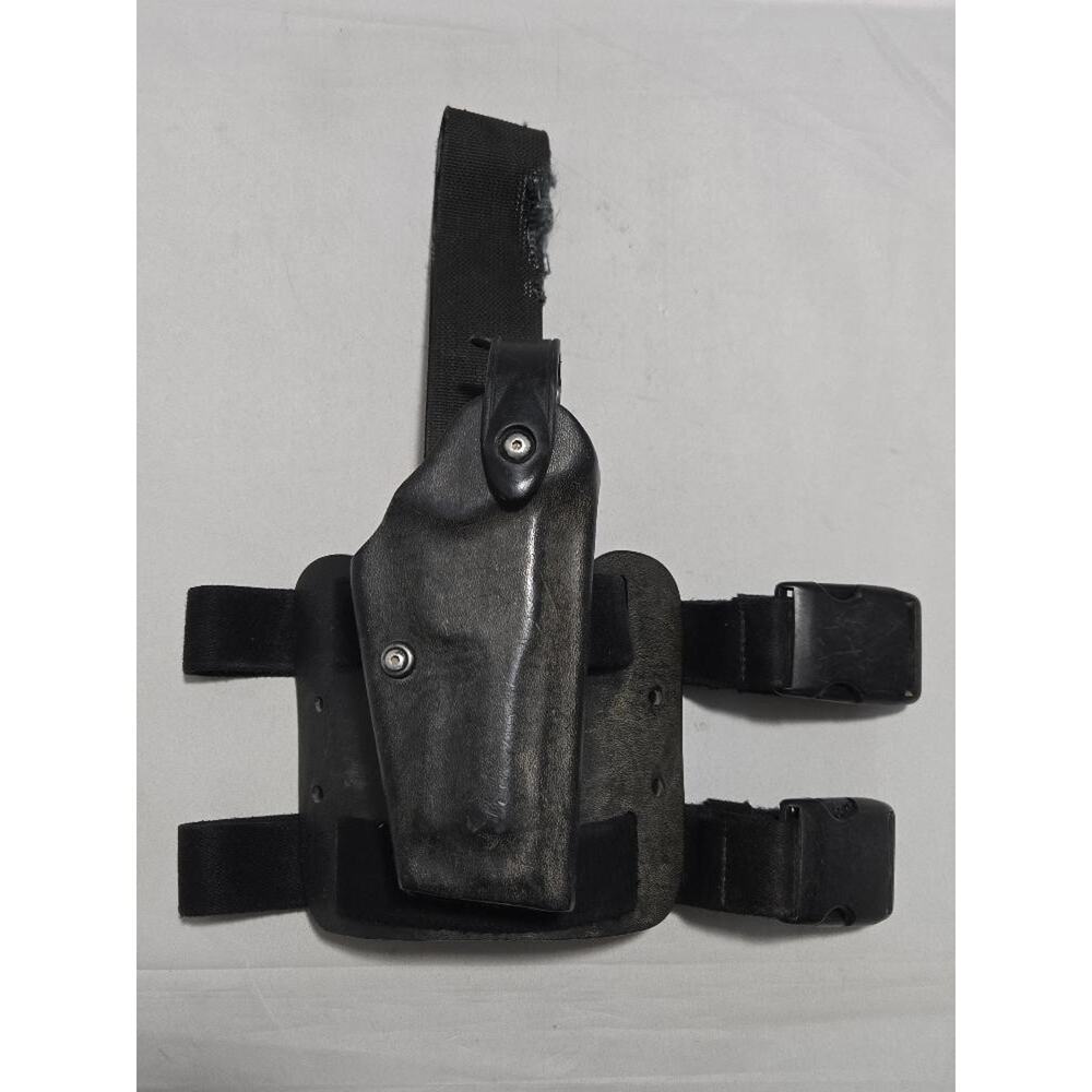 Hard Molded Tactical Drop Leg Handgun Holster Thigh Rig Right Hand
